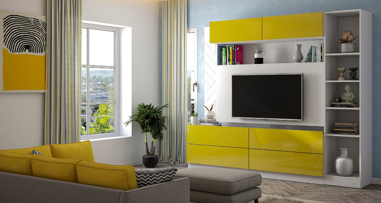 Passionate-yellow-living-room