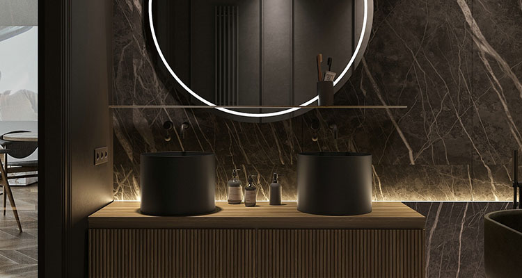 How to panel a bathroom wall?