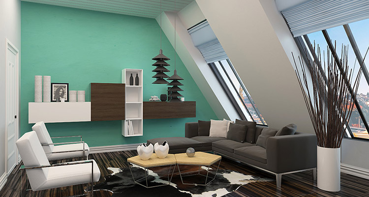 The best color scheme for the lobby