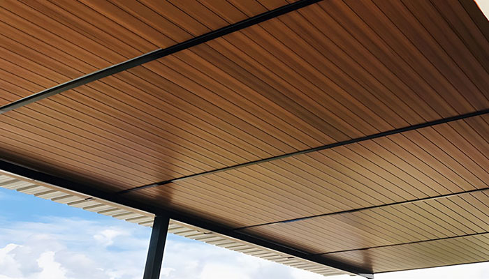 Can WPC materials be used for ceilings?