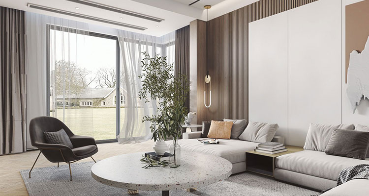 How do add composite panels to the wall?